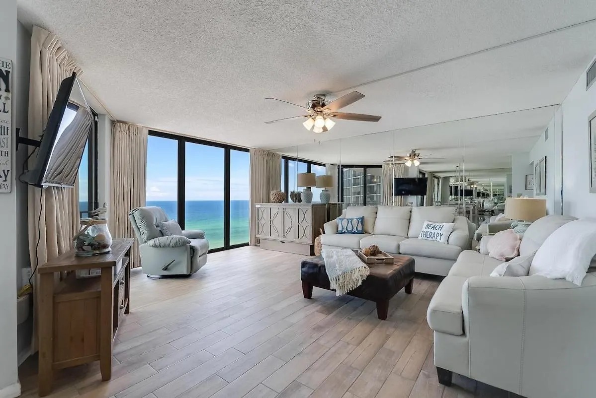 شقة Edgewater T2 #911 Sleeps 10 With Amazing Sunsets! بنما سيتي بيتش 0*,